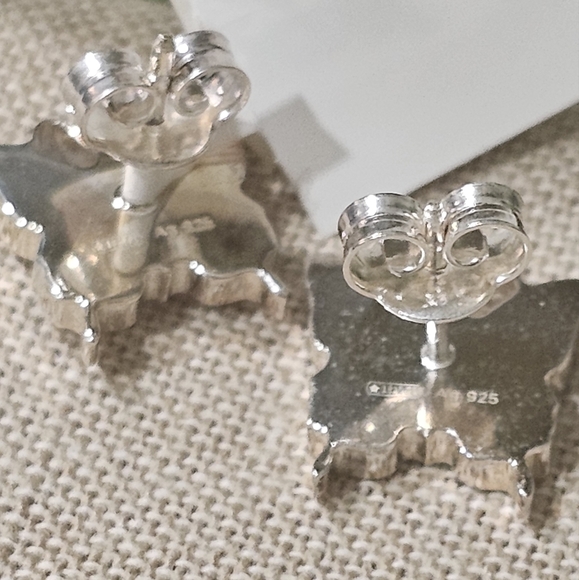 Gucci Sterling Silver Butterfly Earrings - Picture 7 of 9